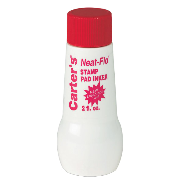 Avery Carters Neat-Flo Stamp Pad Inker, Red