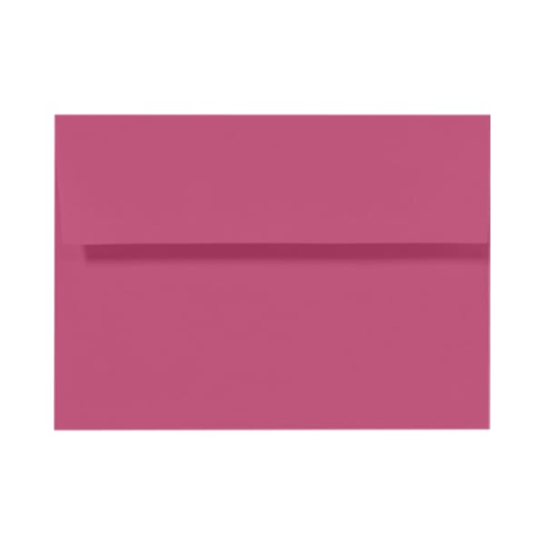 LUX Invitation Envelopes, #4 Bar (A1), Peel & Press Closure, Magenta, Pack Of 500