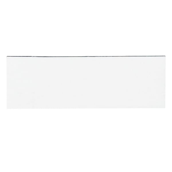 Partners Brand Warehouse Labels, Magnetic Strips, 1in x 3in, White, Case of 25