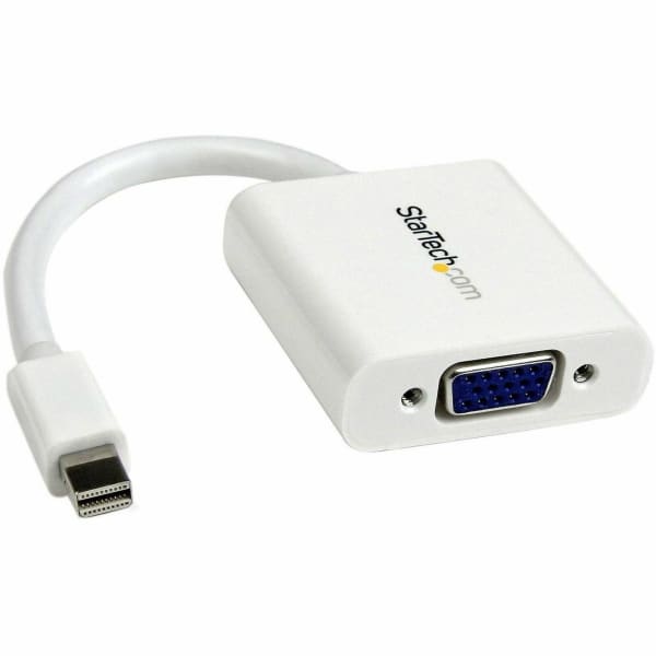 StarTech.com Mini DisplayPort to VGA Adapter, Active Mini DP to VGA Converter, 1080p Video, mDP 1.2 to VGA Monitor/Display Adapter Dongle - Active Mini DisplayPort to VGA adapter dongle supports 1080p 60Hz video; mDP 1.2 HBR2; EDID/DDC
