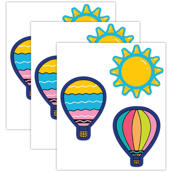 Eureka Paper Cut-Outs, Crayola Colors Of Kindness, 5-1/2in x 5-1/2in, 36 Cut-Outs Per Pack, Bundle Of 3 Packs