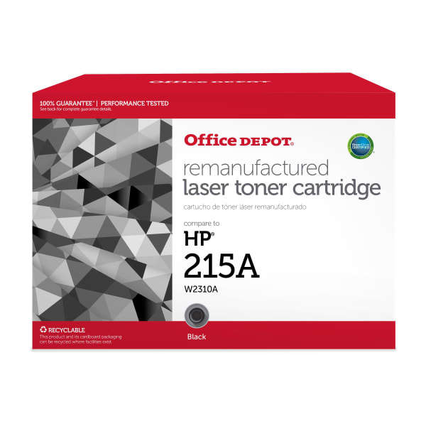 Office Depot Brand Remanufactured Black Toner Cartridge Replacement For HP 215A, W2310A