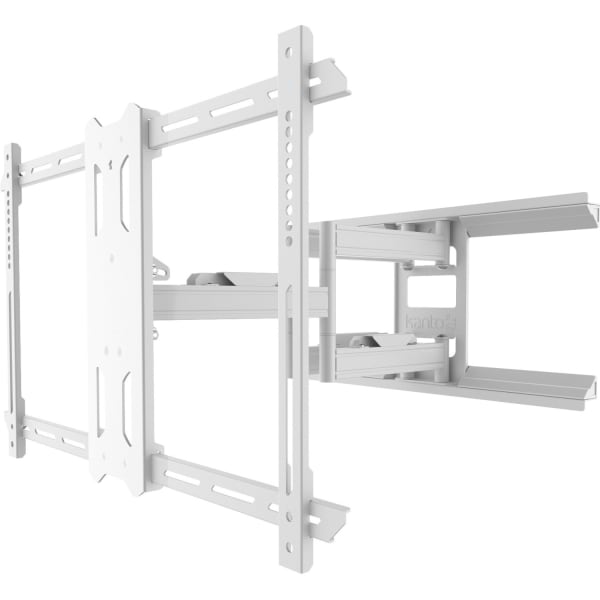Kanto PDX650W Wall Mount for TV - White - 1 Display(s) Supported - 75in Screen Support - 125 lb Load Capacity - 600 x 400, 200 x 100 - Steel - 1