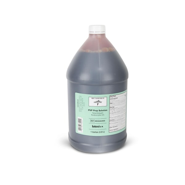 Medline Povidone Iodine Prep Solutions, 128 Oz, Pack Of 4