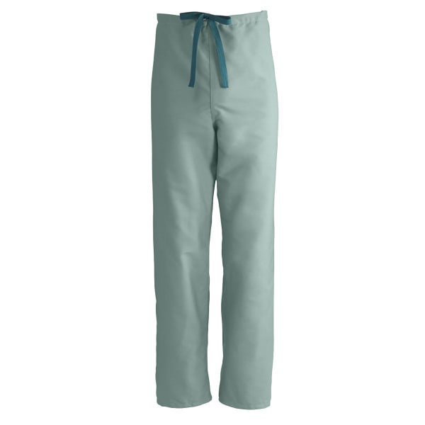 Medline ComfortEase Unisex Reversible Drawstring Pants, 3X, Seaspray