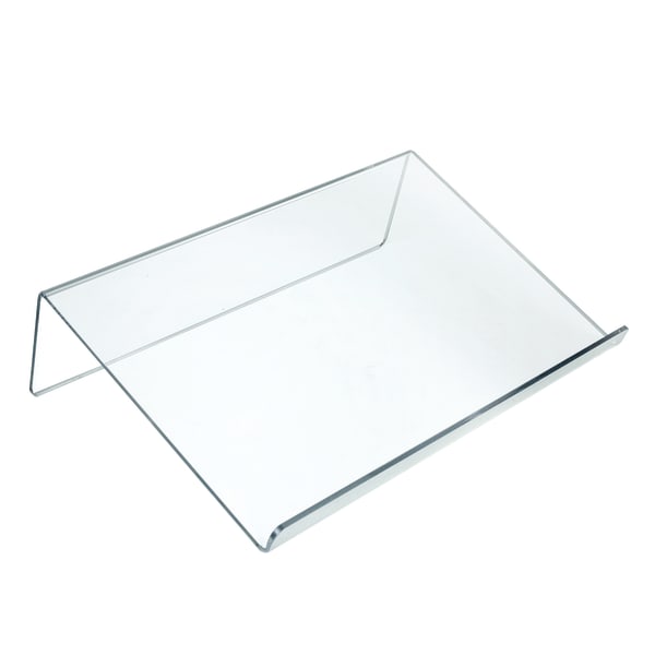 Azar Displays Book Stand Holder, 5inH x 18inW x 12inD, Clear