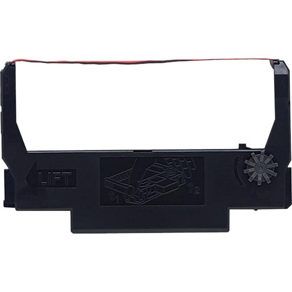 Epson ERC-38BR Black/Red Fabric Ribbon