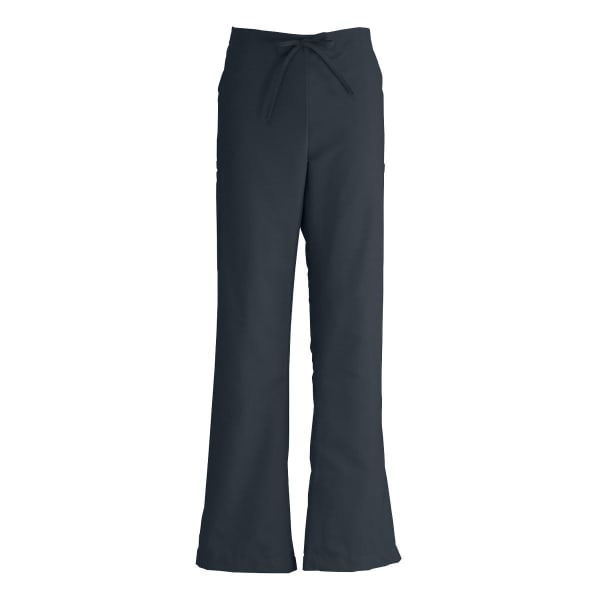 Medline ComfortEase Ladies Modern Fit Petite Cargo Scrub Pants, Large, Black