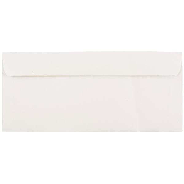 JAM PAPER #9 Commercial Envelopes, 3 7/8in x 8 7/8in, White, Pack Of 25