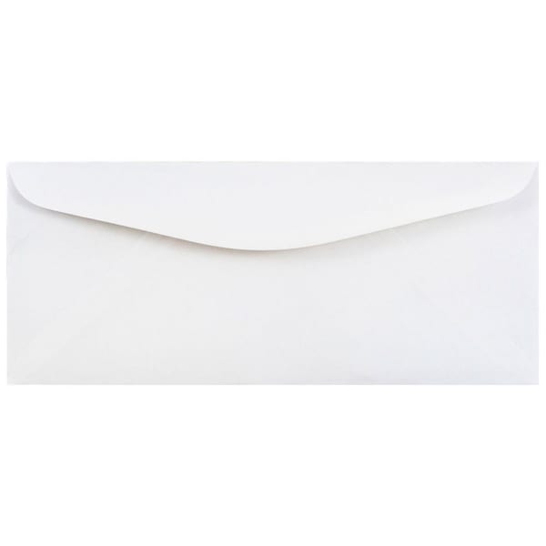 JAM PAPER #12 Business Envelopes, 4 3/4 x 11, White, 25/Pack