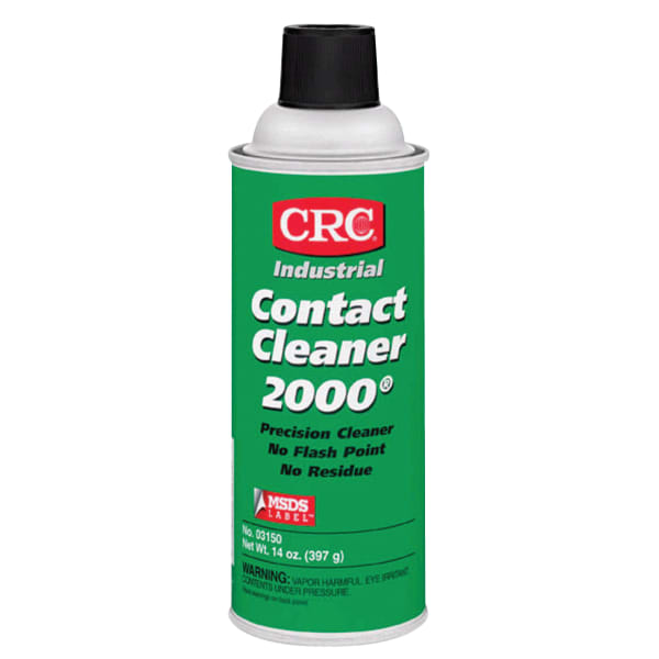 CRC Contact Cleaner 2000 Precision Cleaner, Tapered Cap, 13 Oz Can, Case Of 12