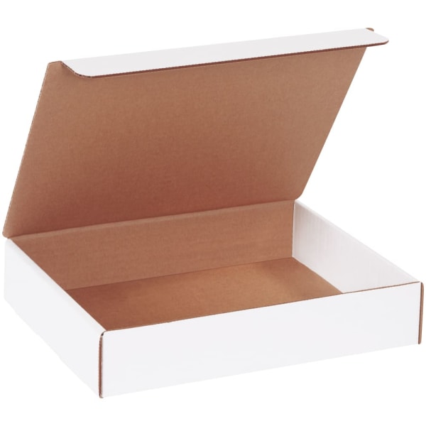 Partners Brand Literature Mailers 10 1/4in x 8 1/4in x 2in, White, Bundle of 50