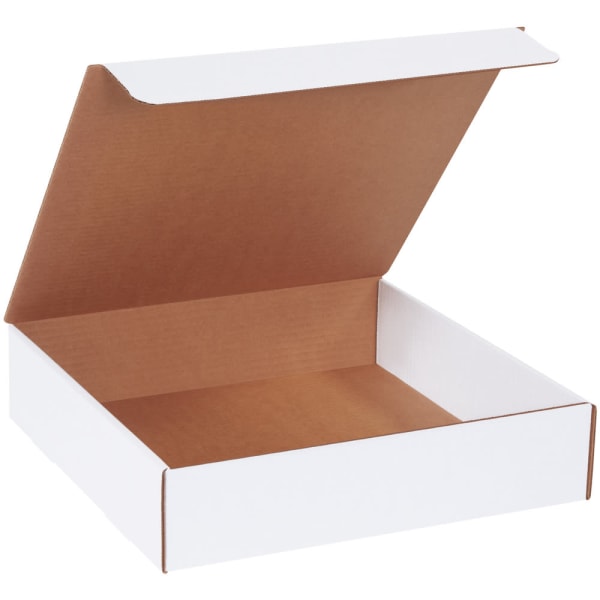 Partners Brand Literature Mailers 13in x 13in x 3in, White, Bundle of 50