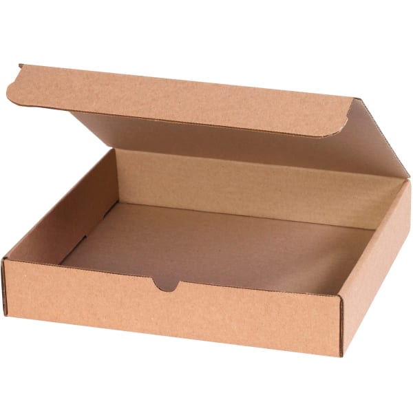Partners Brand Literature Mailers 11 3/4in x 10 3/4in x 2 1/4in, Kraft, Bundle of 50