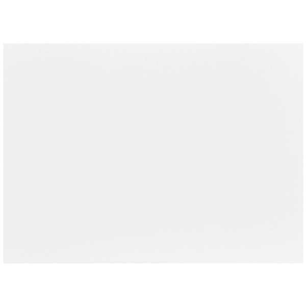 JAM Paper Blank Note Cards, 5 1/8in x 7in, White, Pack Of 100