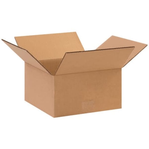 Partners Brand Flat Corrugated Boxes, 11in x 11in x 5in, Kraft, Bundle of 25