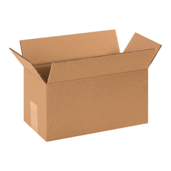 Partners Brand Long Corrugated Boxes 12in x 6in x 5in, Bundle of 25