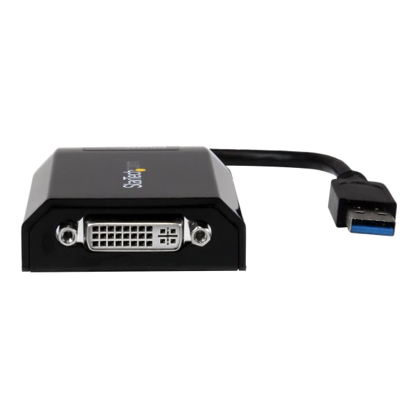 StarTech.com USB 3.0 to DVI/VGA Adapter - 2048x1152 - External Video & Graphics Card - Dual Monitor Display Adapter Cable - USB32DVIPRO