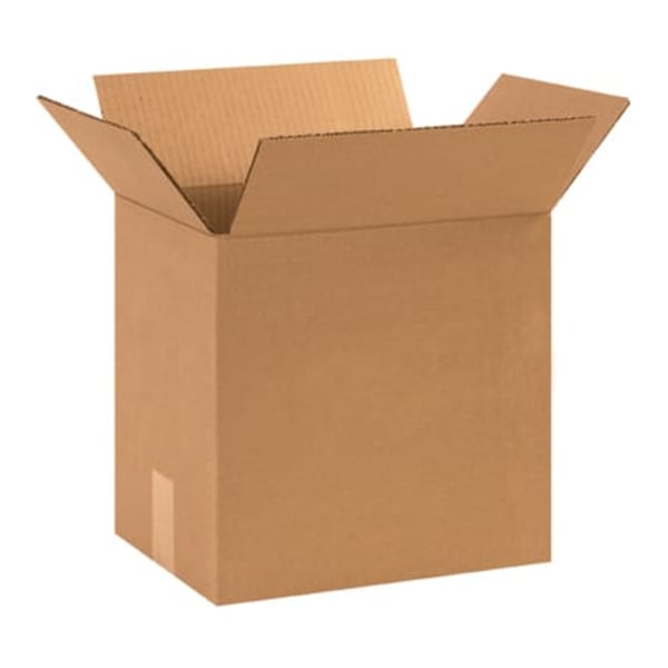 Partners Brand Corrugated Boxes 12in x 9in x 12in, Kraft, Bundle of 25