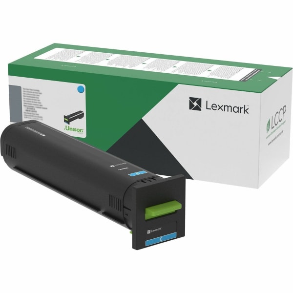 Lexmark Original Laser Toner Cartridge - Cyan Pack - 8000 Pages