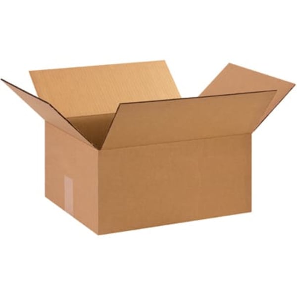 Partners Brand Corrugated Boxes 15in x 13in x 7in, Kraft, Bundle of 25