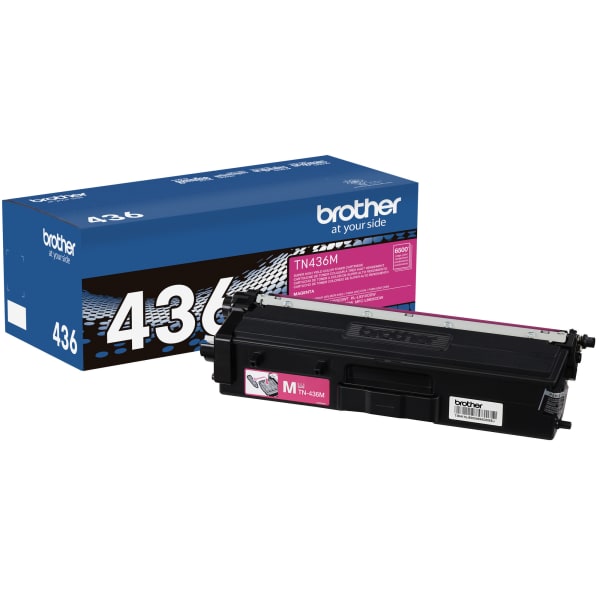 Brother TN-436 Magenta High Yield Toner Cartridge, TN-436M