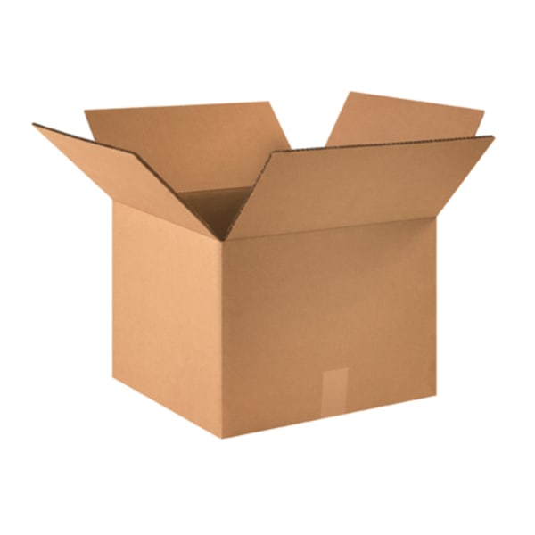 Partners Brand Double Wall Boxes 16in x 16in x 12in, Bundle of 10