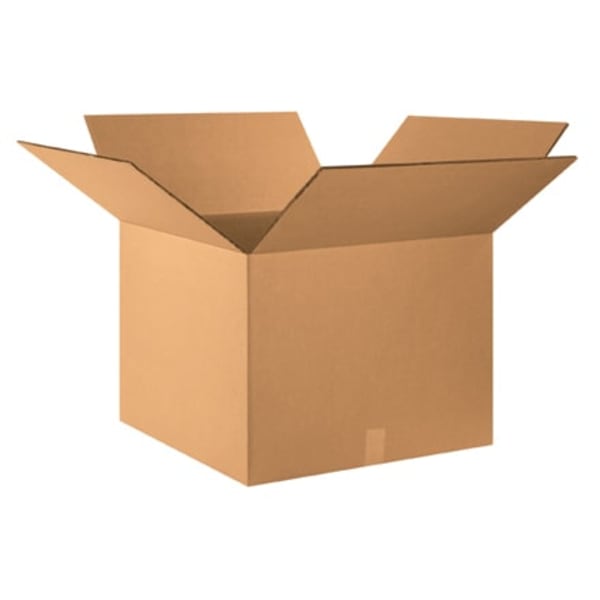 Partners Brand Brand Double Wall Boxes, 24in x 24in x 18in, Kraft, Bundle of 10