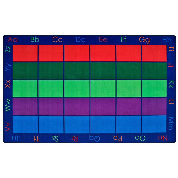 Carpets for Kids Premium Collection Colorful Places Seating Rug, 8ft4in x 13ft4in, Multicolor