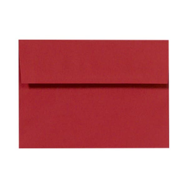 LUX Invitation Envelopes, A9, Peel & Press Closure, Ruby Red, Pack Of 50