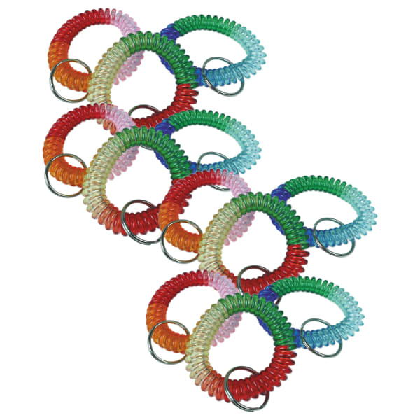 The Pencil Grip Wrist Coils, Multicolor, Pack Of 12 Coils
