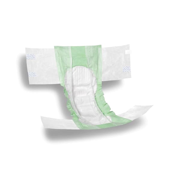 FitRight Plus Disposable Briefs, XX-Large, 60 - 69in, Green, Bag Of 20