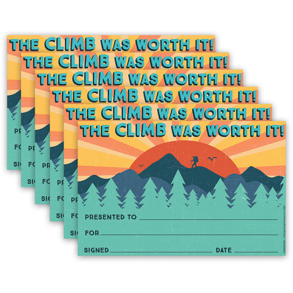 Eureka Recognition Award, Adventurers, 36 Per Pack, Set Of 6 Packs