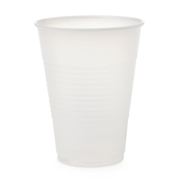 Medline Disposable Cold Plastic Drinking Cups, 9 Oz, Transparent, 100 Cups Per Pack, Case Of 25 Packs
