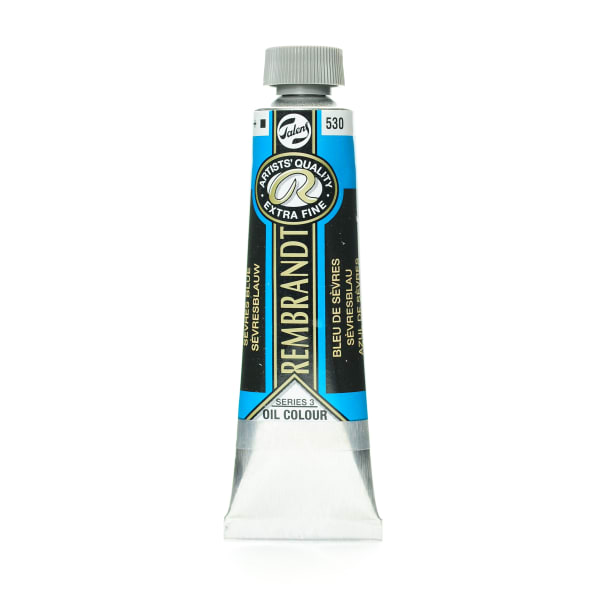 Rembrandt Artists Oil Colors, 40 mL, Sevres Blue, 530