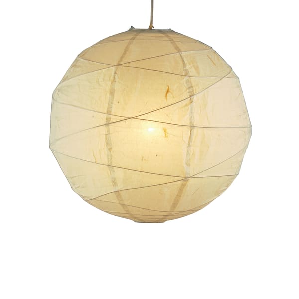 Adesso Orb Pendant Ceiling Lamp, Medium, Natural