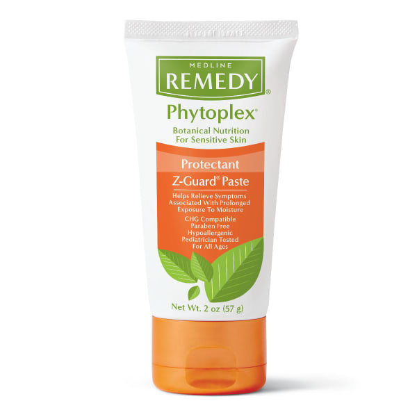 Medline Remedy Phytoplex Z-Guard Skin Protectant Paste, 2 Oz, Pack Of 24
