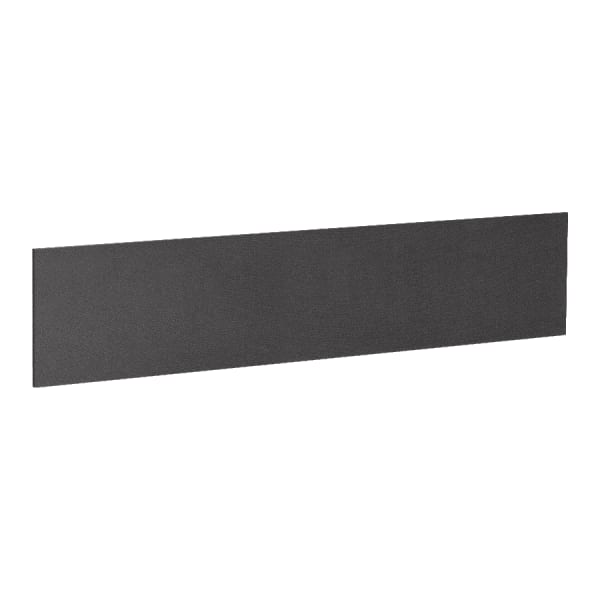 Lorell Essentials Series Unframed Hutch Bulletin Board, 56 3/4in, Black