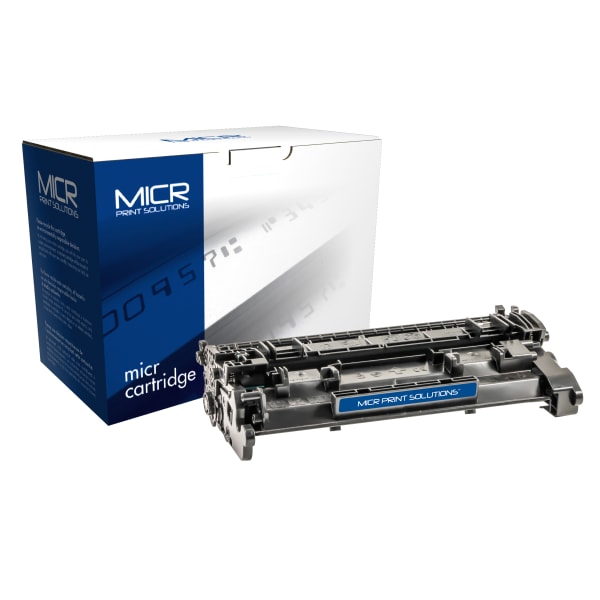 MICR Print Solutions Remanufactured Black MICR Toner Cartridge Replacement For HP 26A, CF226AM, MCR26AM