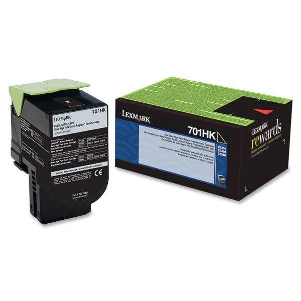 Lexmark 700 Black High Yield Toner Cartridge