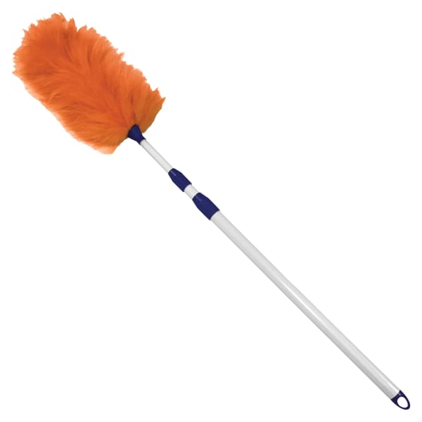 Impact Adjustable Lambswool Duster - 60in Overall Length - White Handle - Multi - 12 / Carton