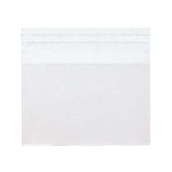 JAM Paper Self-Adhesive Cello Sleeve Envelopes, 2 3/8in x 3 11/16in, Clear, Pack Of 100