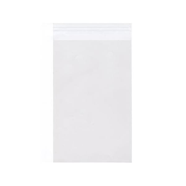 JAM Paper Self-Adhesive Cello Sleeve Envelopes, A9, 5 15/16in x 8 7/8in, Clear, Pack Of 100