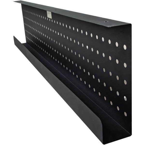Lorell Invent Training Table Components - 42in Width x 3in Depth x 10in Height x 39.37 mil Thickness - Durable - Steel - Black - 1 Each