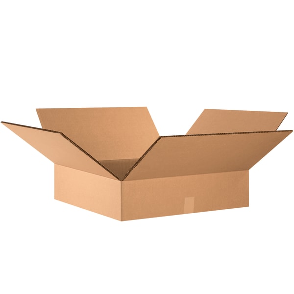 Partners Brand Double-Wall Heavy-Duty Corrugated Cartons, 24in x 24in x 6in, Kraft, Box Of 10