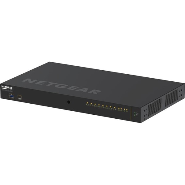 Netgear AV Line M4250-10G2XF-PoE++ Ethernet Switch - 10 Ports - Manageable - 3 Layer Supported - Modular - 26.30 W Power Consumption - 720 W PoE Budget - Optical Fiber, Twisted Pair - PoE Ports - 1U - Rack-mountable - Lifetime Limited Warranty