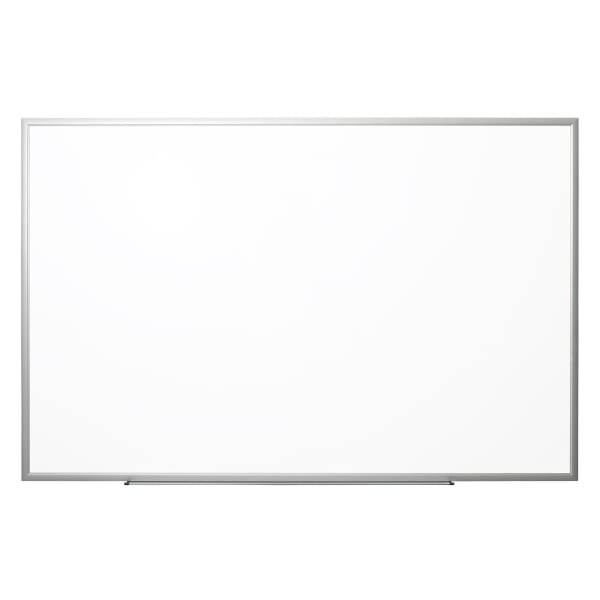 Realspace Magnetic Dry-Erase Whiteboard, 36in x 48in, Aluminum Frame With Silver Finish