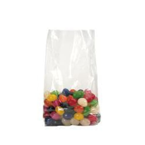 Office Depot Brand 2 Mil Gusseted Poly Bags, 8in x 4in x 18in, Clear, Case Of 1000