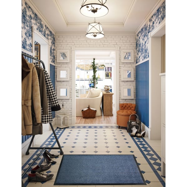 Floortex Doortex Advantagemat Door Mat, 48in x 72in, Blue