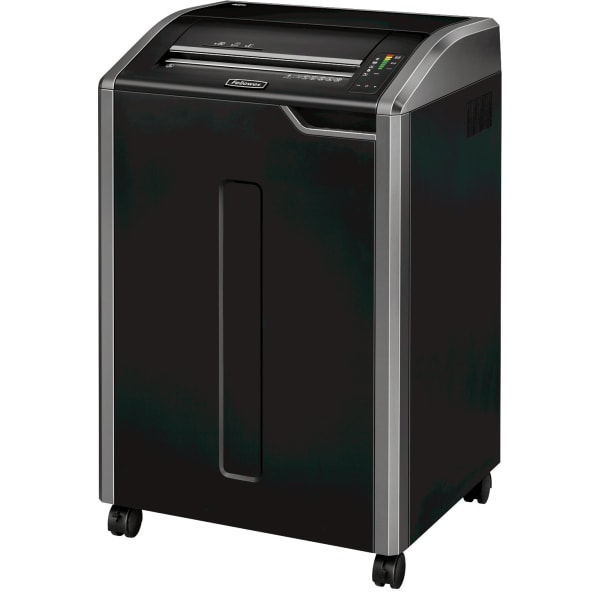 Fellowes Powershred 485i 100% Jam Proof BAA Compliant 38-Sheet Continuous Duty Strip-Cut Shredder